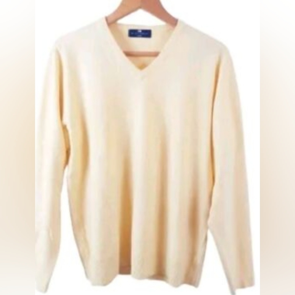 MARKS and SPENCER Blue Harbour size xl v neck sweater